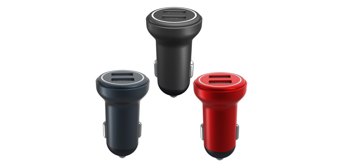 3.4A蘑菇頭車(chē)載充電器SN-340-2U-3.4A 3.4A蘑菇頭車(chē)載充電器SN-340-2U-3.4A