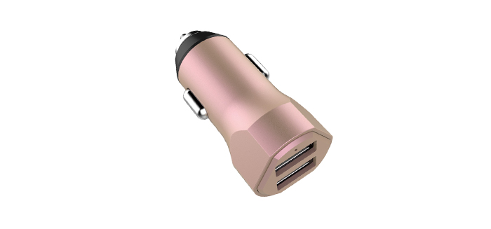 鋁合金雙USB車載手機充電器SN-311-01 鋁合金雙USB車載手機充電器SN-311-01